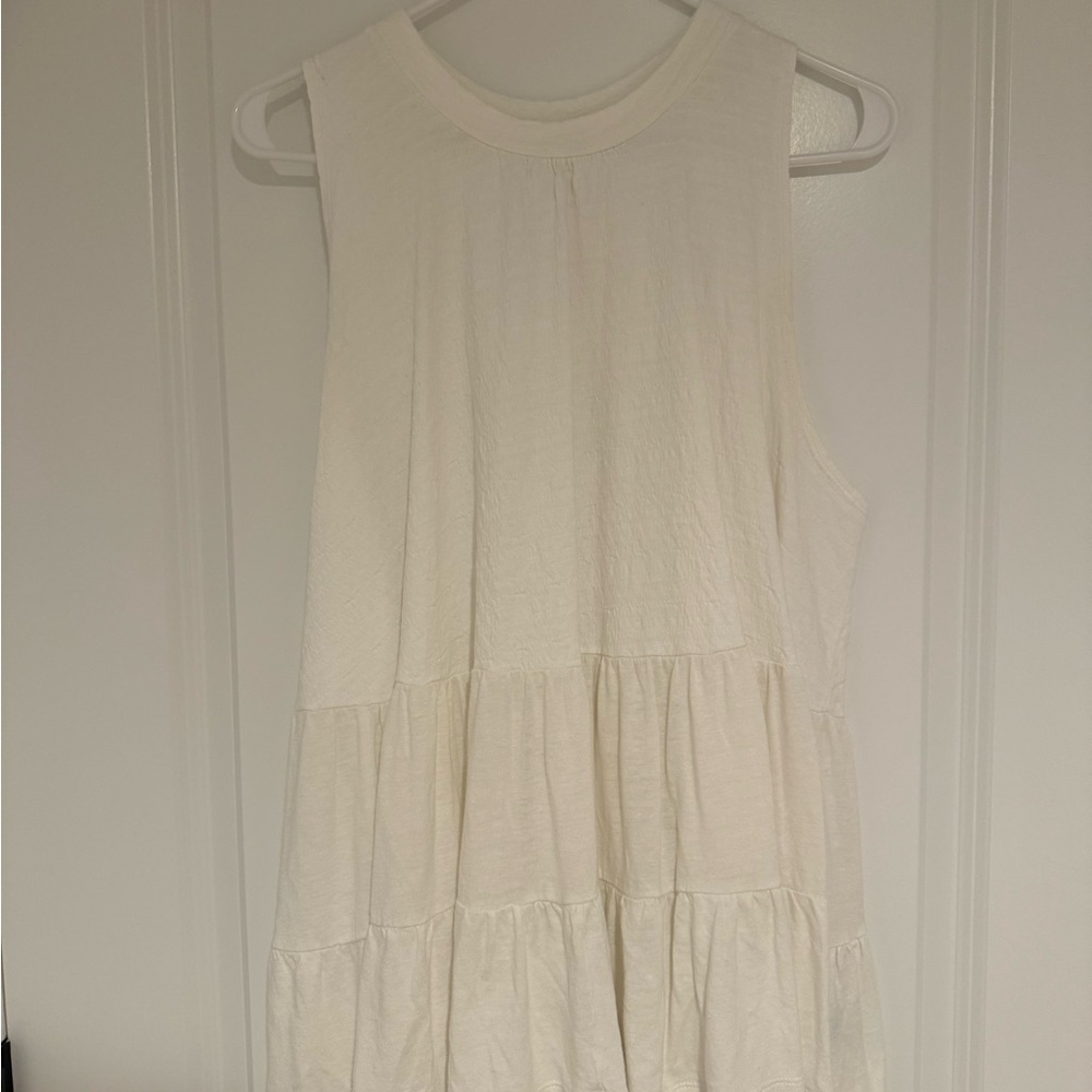 Free People Cream Tank Top